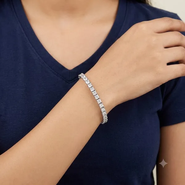 Pure_925_Silver_Princess_Cut_Tennis_Moissanite_Bracelet_For_Men_Women