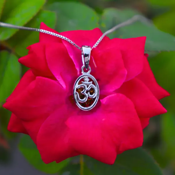 Pure_925_Silver_Oval_Om_Pendant_For_Men