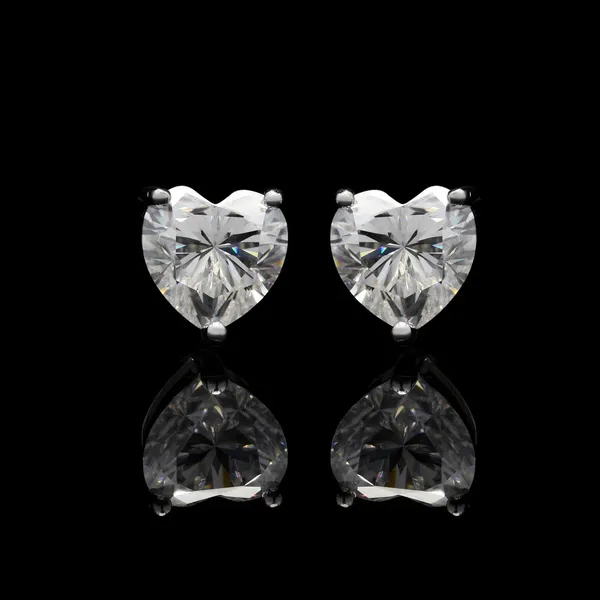 Pure_925_Silver_Heart_Shape_Moissanite_Diamond_Studs_For_Men_Women