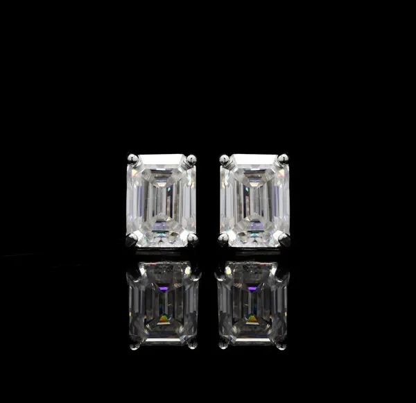 Pure_925_Silver_Emerald_Cut_Moissanite_Diamond_Studs_For_Men_Women