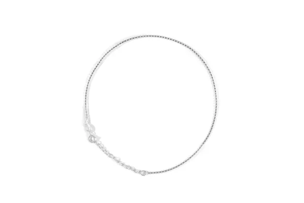 Pure_925_Silver_Box_Chain_Anklet_For_Women_Pair