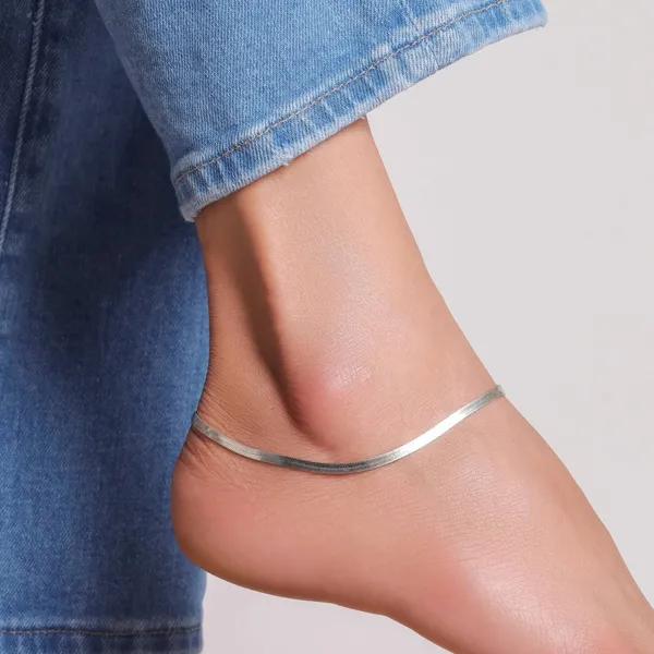 Pure_925_Silver_Snake_Chain_Anklet_For_Women_Pair