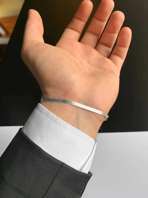 Pure_925_Silver_Snake_Chain_Bracelet_For_Men_Women