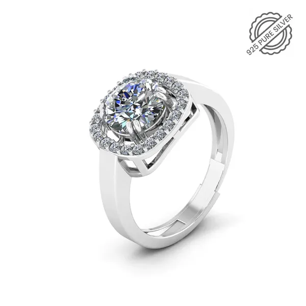 Pure_925_Silver_Engagement_Ring_For_Women