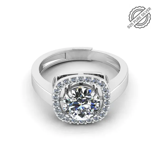 Pure_925_Silver_Engagement_Ring_For_Women