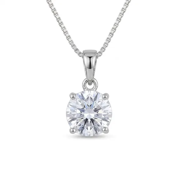 Pure_925_Silver_4_Prong_Solitaire_Pendant_For_Women