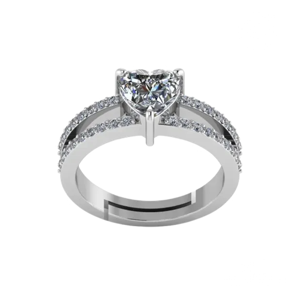 Pure_925_Silver_Iced_Heart_Ring_For_Women