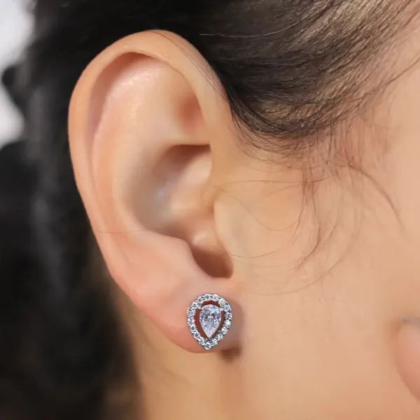 Pure_925_Silver_Rain_Drop_Earrings_For_Women