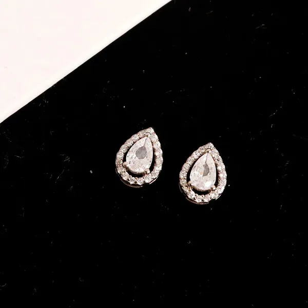 Pure_925_Silver_Rain_Drop_Earrings_For_Women