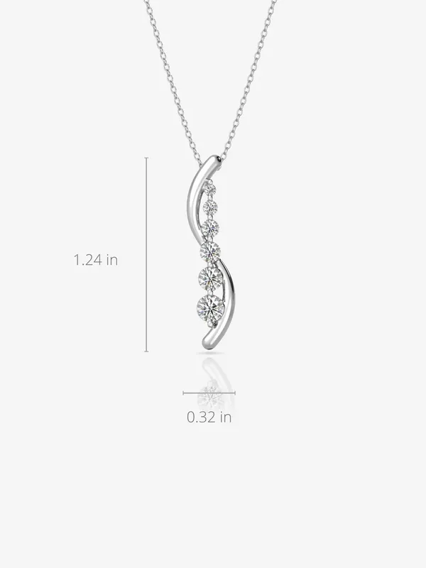 Pure_925_Silver_Princess_Swirl_Necklace_For_Women