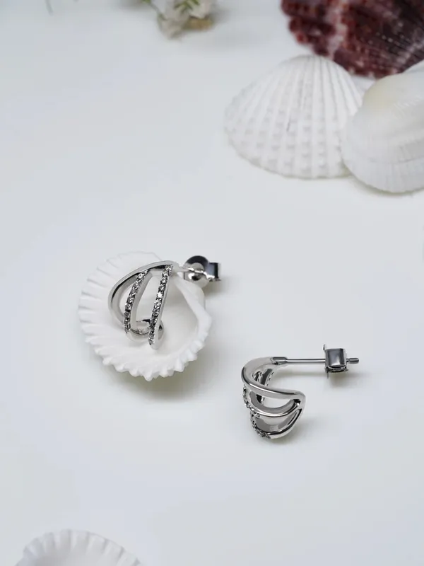 Pure_925_Silver_Belle_Huggie_Earrings_For_Women