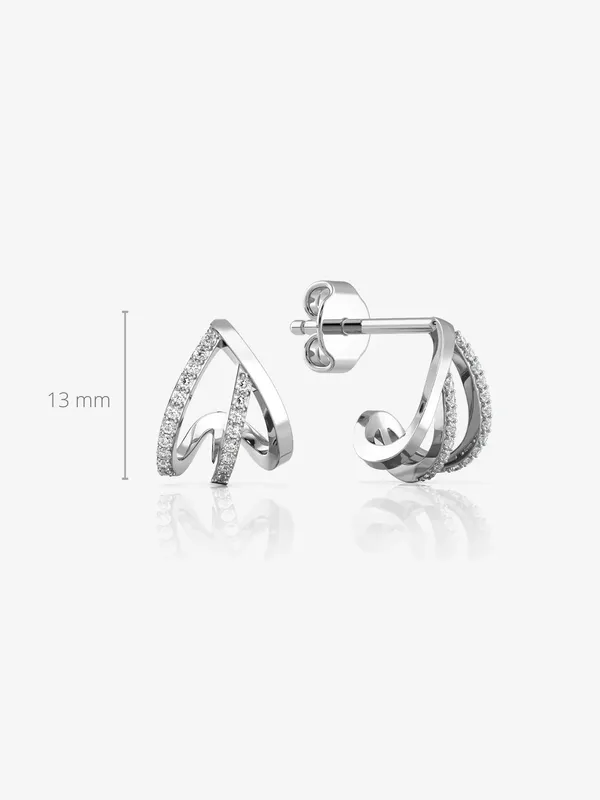 Pure_925_Silver_Belle_Huggie_Earrings_For_Women