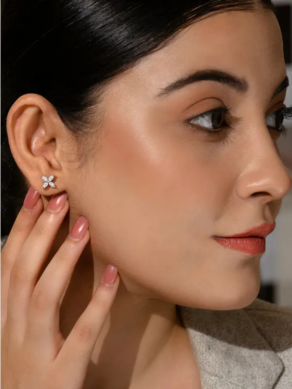 Pure_925_Silver_Marquise_Floral_Earrings_For_Women
