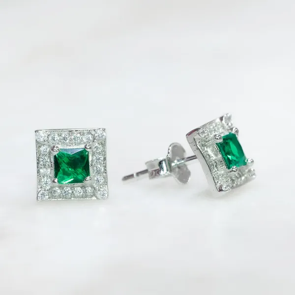 Pure_925_Silver_Amoura_Green_Earrings_For_Women