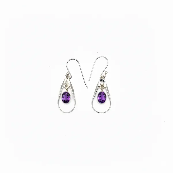 Pure_925_Silver_Amethyst_Danglers_Earrings_For_Women
