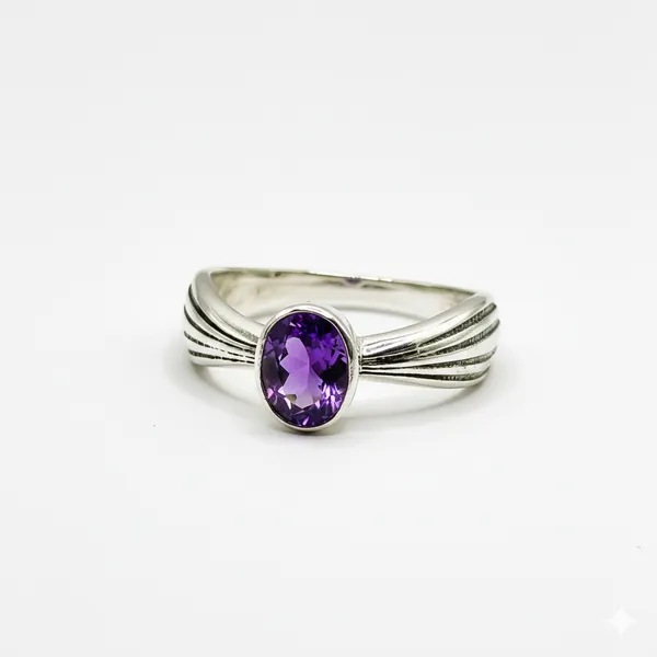 Pure_925_Silver_The_Crescent_Amethyst_Ring_For_Women
