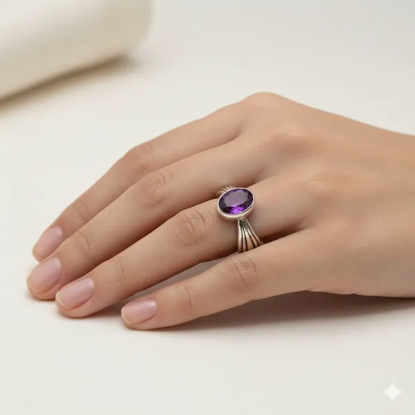 Pure_925_Silver_The_Crescent_Amethyst_Ring_For_Women