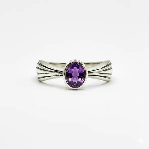Pure_925_Silver_The_Crescent_Amethyst_Ring_For_Women