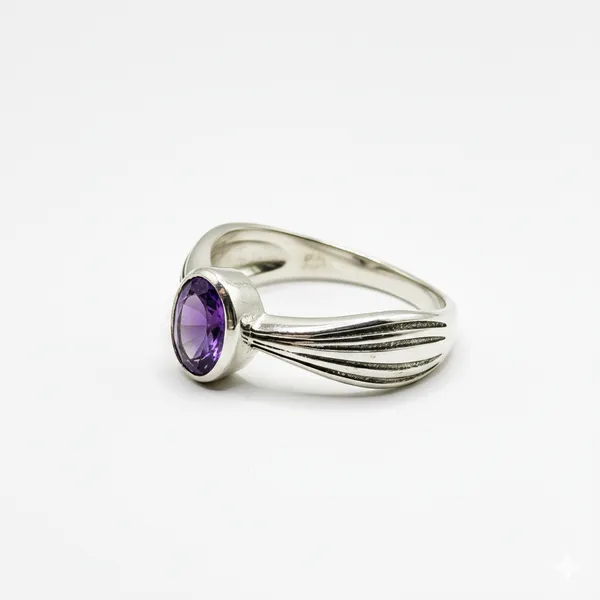 Pure_925_Silver_The_Crescent_Amethyst_Ring_For_Women