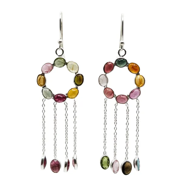Pure_925_Silver_Multi_Stone_Danglers_Earrings_For_Women