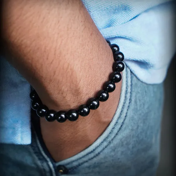 100_Natural_Black_Tourmaline_Bracelet