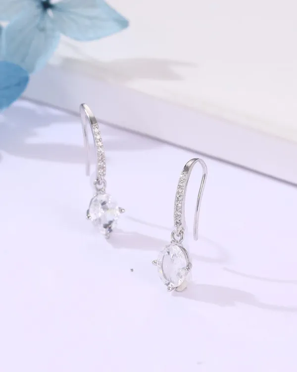 Pure_925_Silver_Party_Drop_Earrings_For_Women