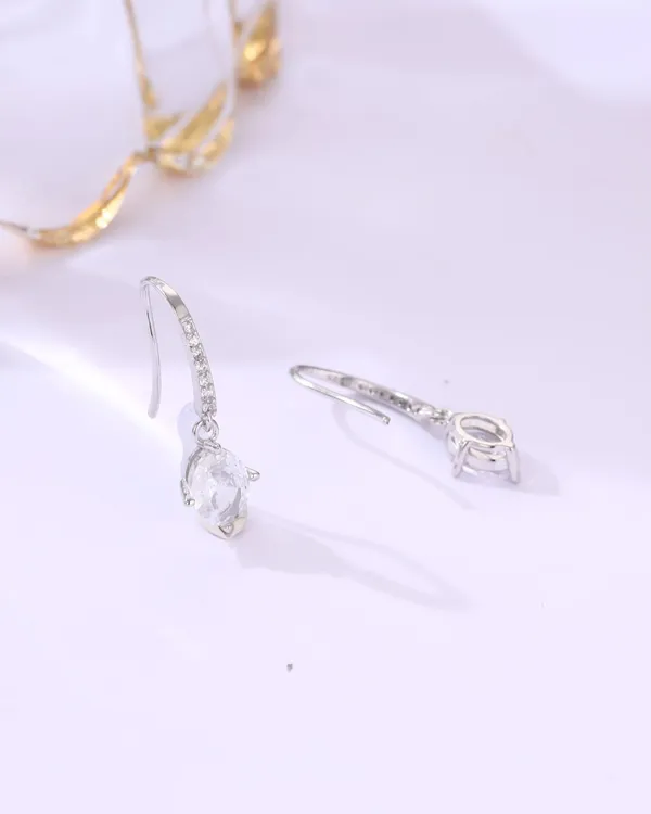 Pure_925_Silver_Party_Drop_Earrings_For_Women
