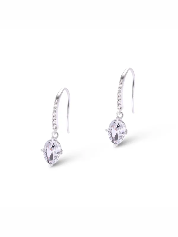 Pure_925_Silver_Party_Drop_Earrings_For_Women