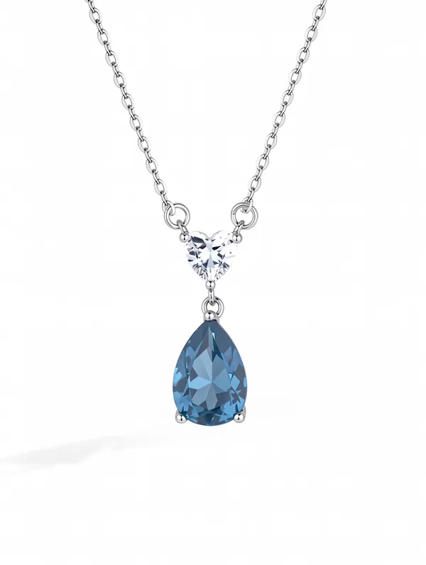 Pure_925_Silver_Heart_With_Drop_Pendant_For_Women