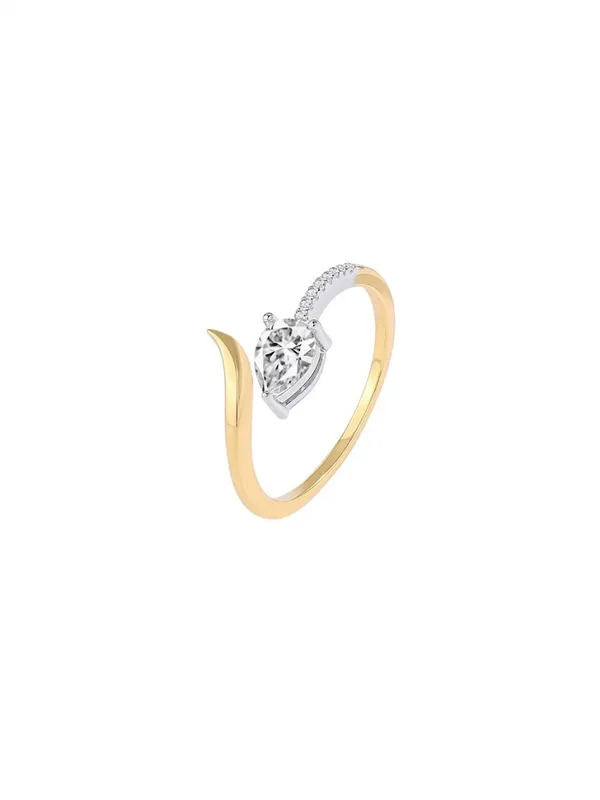 Pure_925_Silver_Golden_Snake_Ring_For_Women
