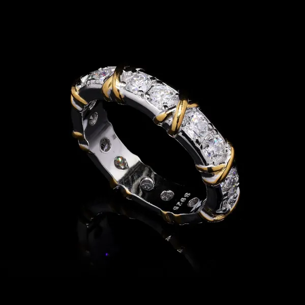 Pure_925_Silver_Golden_Embrace_Moissanite_Diamond_Eternity_Band_Ring_For_Women