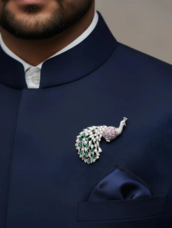 Pure_925_Silver_Majestic_Peacock_Brooch