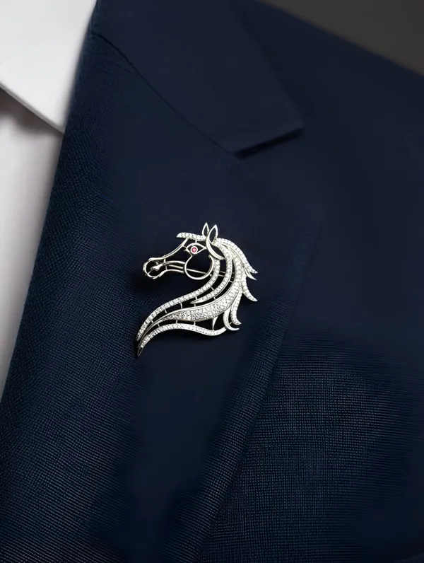 Pure_925_Silver_Imperial_Horse_Crest_Brooch