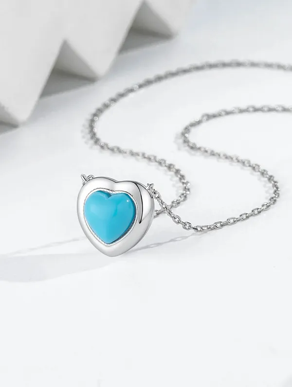 Pure_925_Silver_Blue_Whisper_Heart_Pendant_For_Women