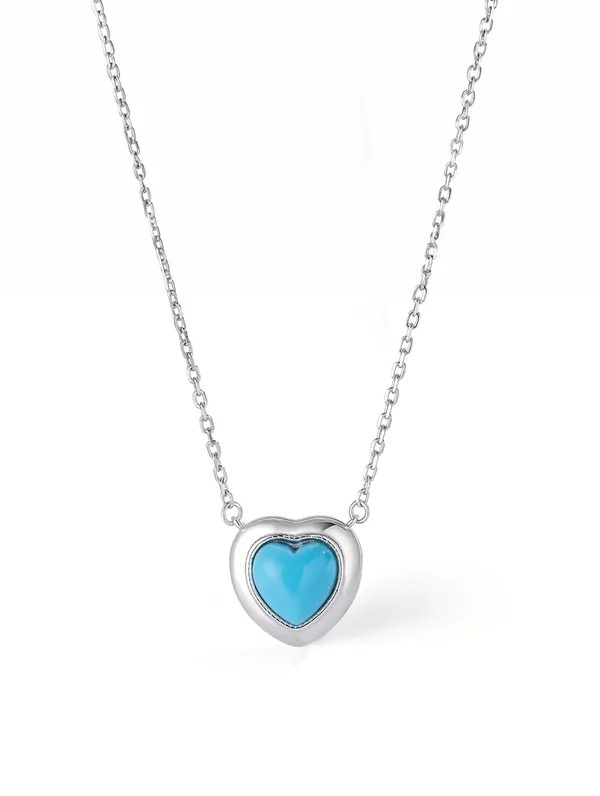 Pure_925_Silver_Blue_Whisper_Heart_Pendant_For_Women