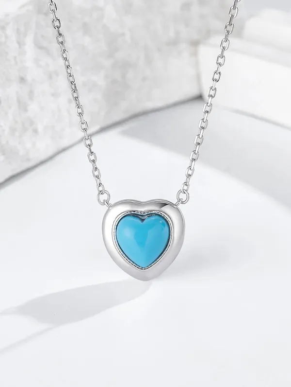 Pure_925_Silver_Blue_Whisper_Heart_Pendant_For_Women