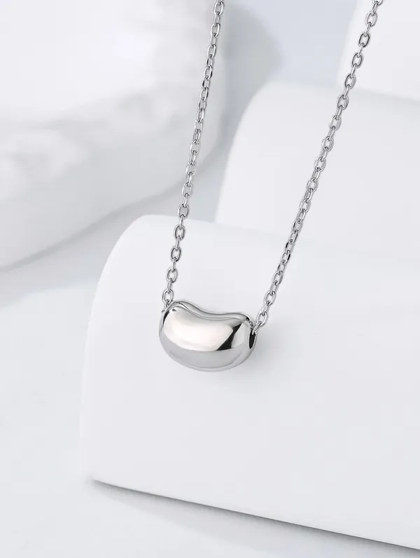 Pure_925_Silver_Bean_Pendant_For_Women