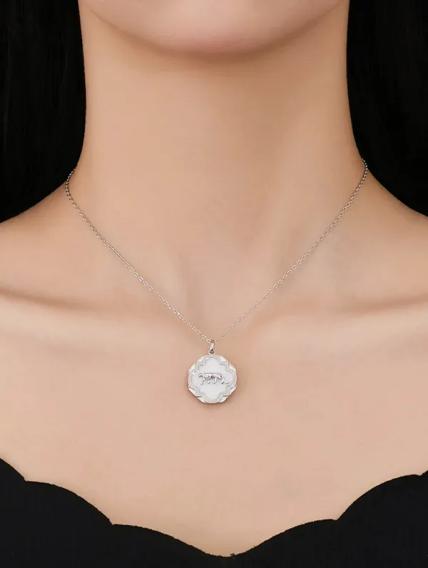 Pure_925_Silver_Tiger_Pendant_For_Women