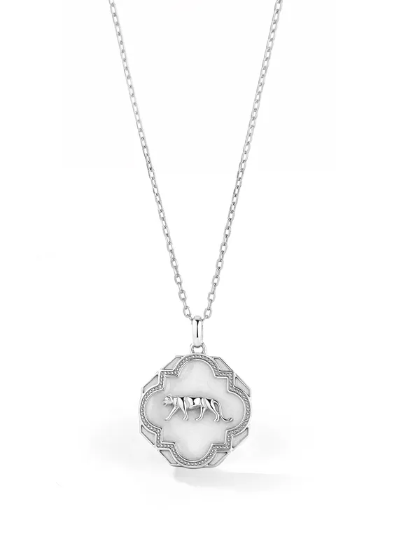 Pure_925_Silver_Tiger_Pendant_For_Women