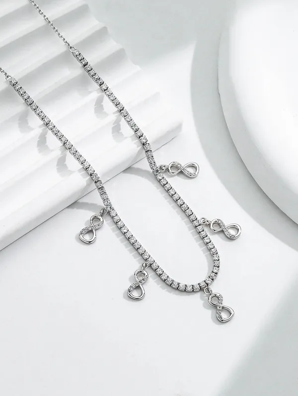 Pure_925_Silver_Infinity_Tennis_Chain_For_Women