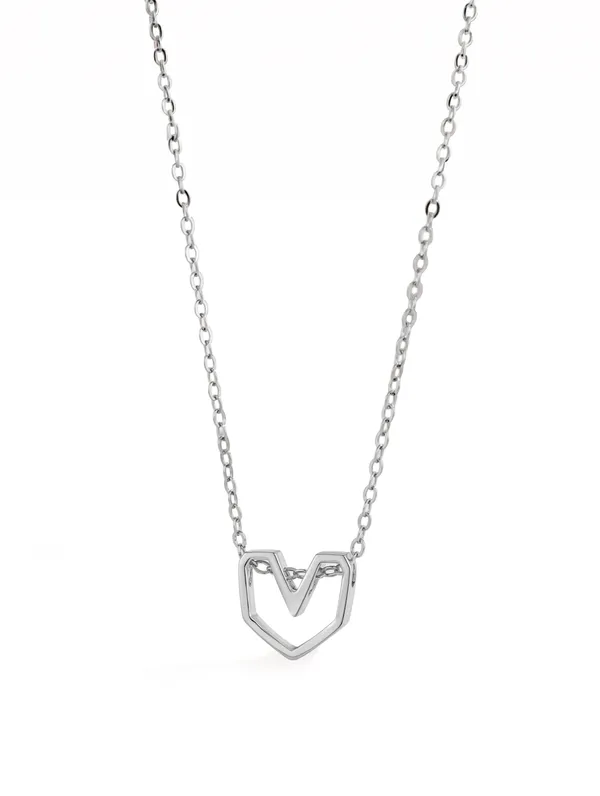 Pure_925_Silver_Geometrical_Heart_Pendant_For_Women