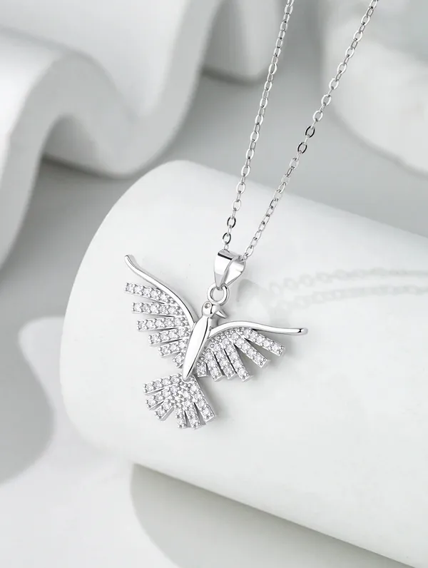 Pure_925_Silver_Bird_Pendant_For_Women