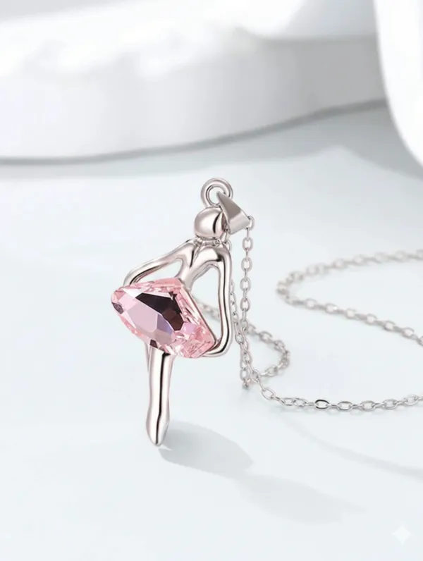Pure_925_Silver_Dancing_Girl_Pendant_Set_For_Women