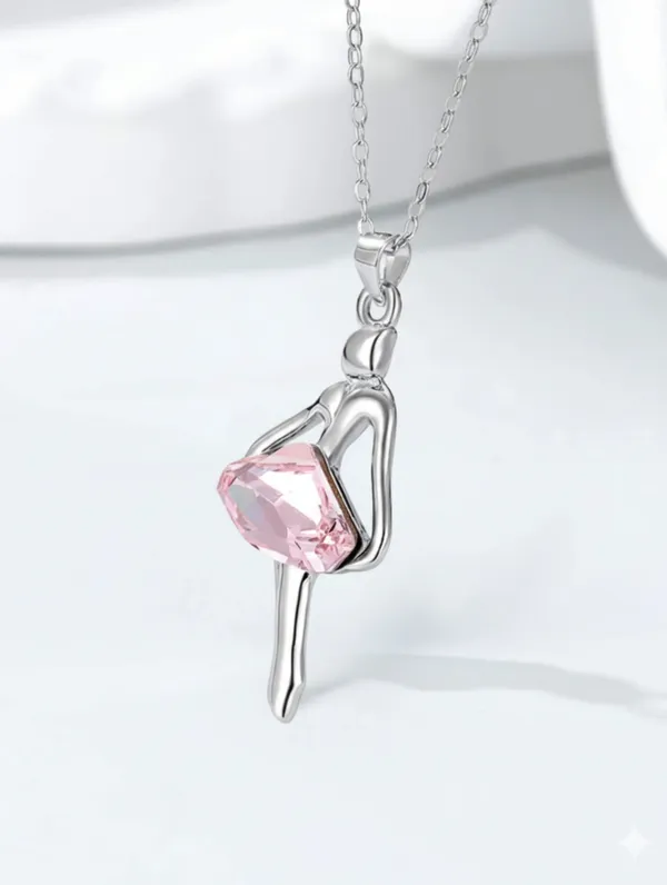 Pure_925_Silver_Dancing_Girl_Pendant_Set_For_Women