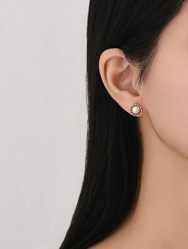Pure_925_Silver_Classic_Pearl_Bloom_Stud_Earrings_For_Women