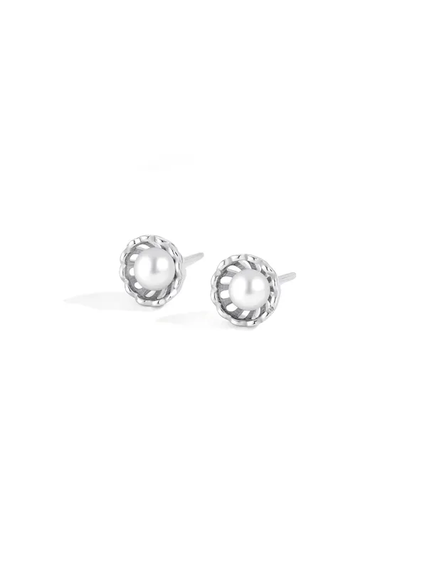 Pure_925_Silver_Classic_Pearl_Bloom_Stud_Earrings_For_Women