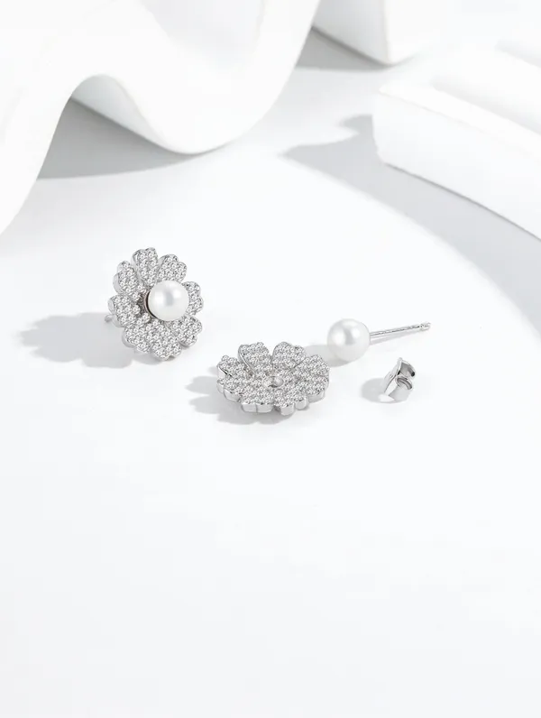 Pure_925_Silver_Pearl_Bloom_Radiance_Earrings_For_Women
