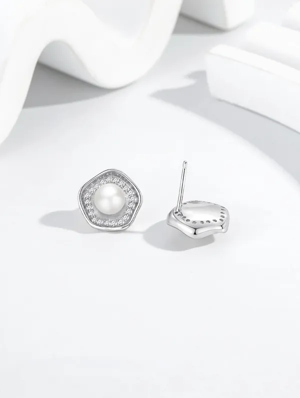 Pure_925_Silver_Celestial_Pearl_Halo_Stud_Earrings_For_Women