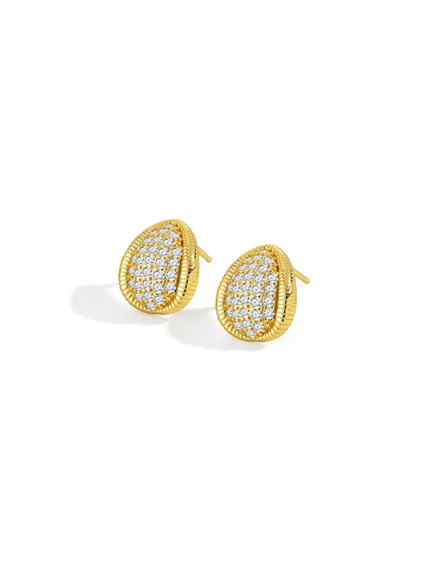 Pure_925_Silver_Royal_Spark_Oval_Earrings_For_Women