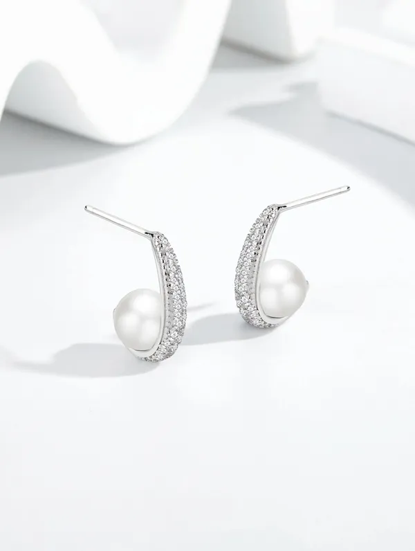 Pure_925_Silver_Pearl_Crescent_Glow_Earrings_For_Women